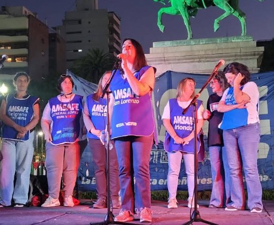AMSAFE San Lorenzo participó de la Jornada Nacional de Lucha “Trabajo, Salud y Educación” AMSAFE San Lorenzo participó de la Jornada Nacional de Lucha “Trabajo, Salud y Educación”